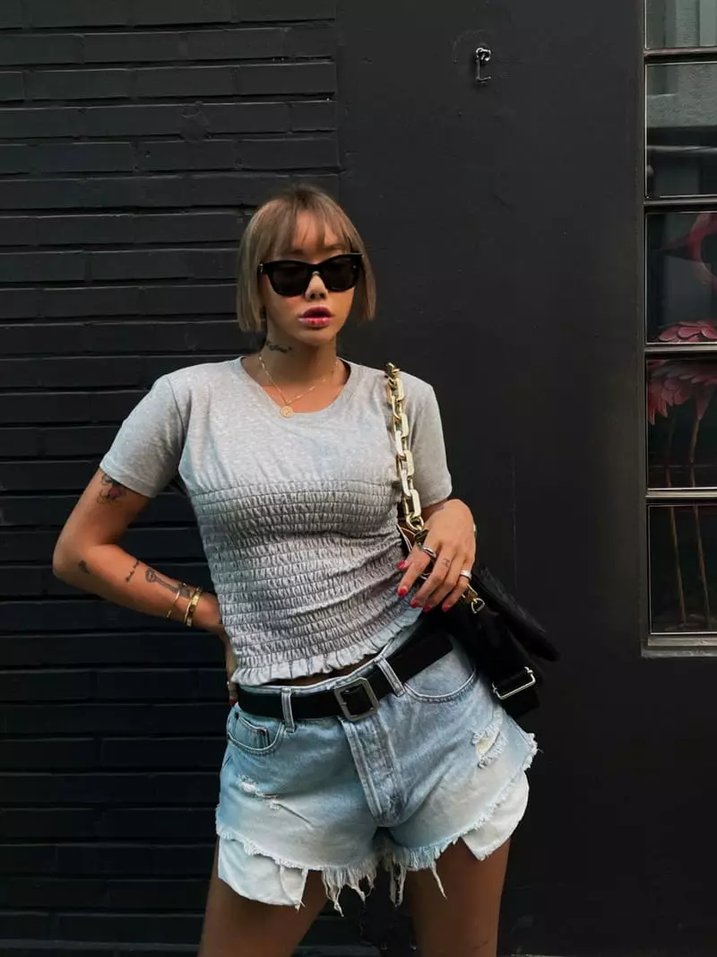 Abbeylee - Korean Women Fashion - #momslook - Low Shorts - 7
