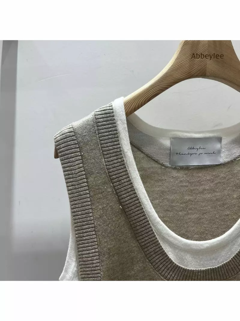 Abbeylee - Korean Women Fashion - #momslook - Layered Sleeveless - 2