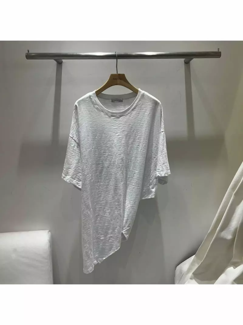 Abbeylee - Korean Women Fashion - #momslook - Unbal Sleeve Tee