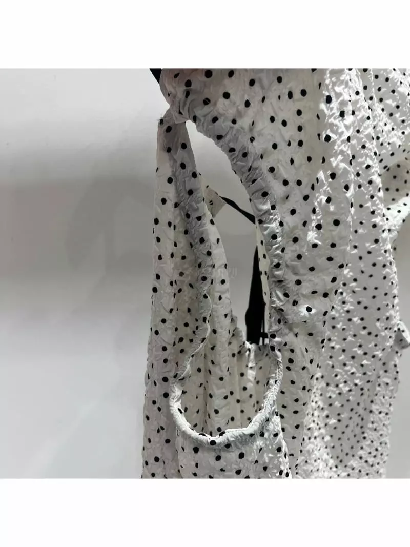 Abbeylee - Korean Women Fashion - #womensfashion - Dot Sleeveless - 4