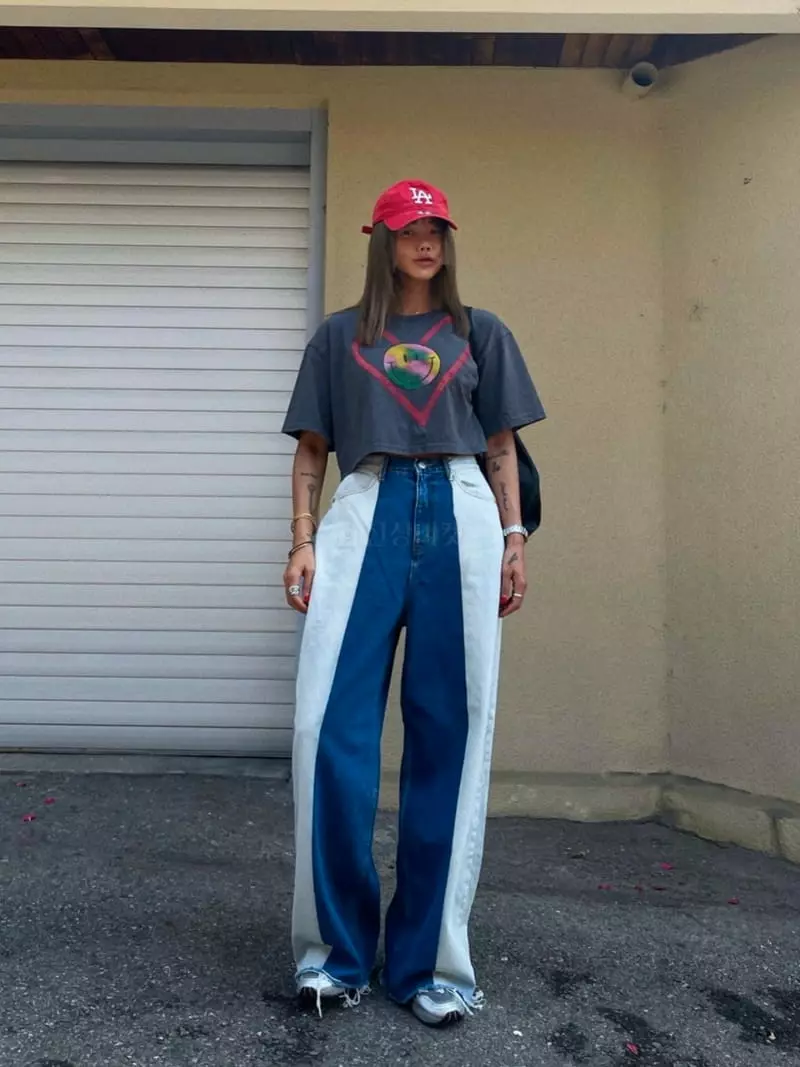 Abbeylee - Korean Women Fashion - #momslook - MZ Denim Pants - 5