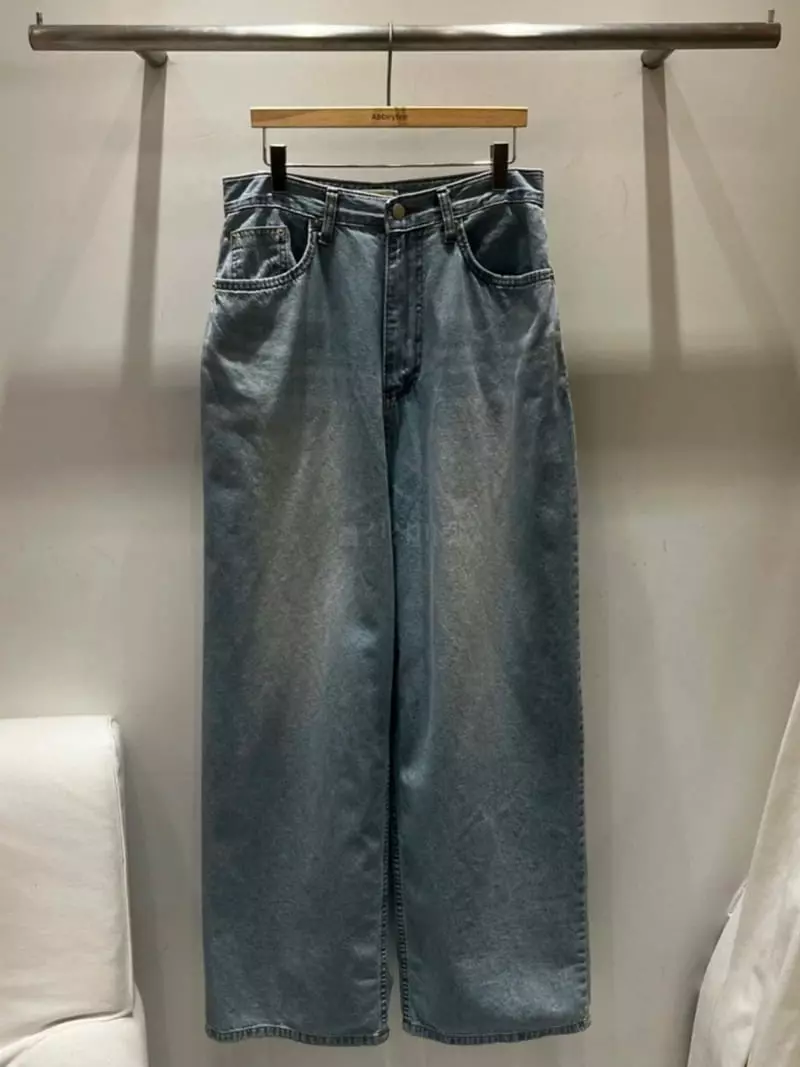 Abbeylee - Korean Women Fashion - #restrostyle - Soft Baggy Denim Jeans - 9