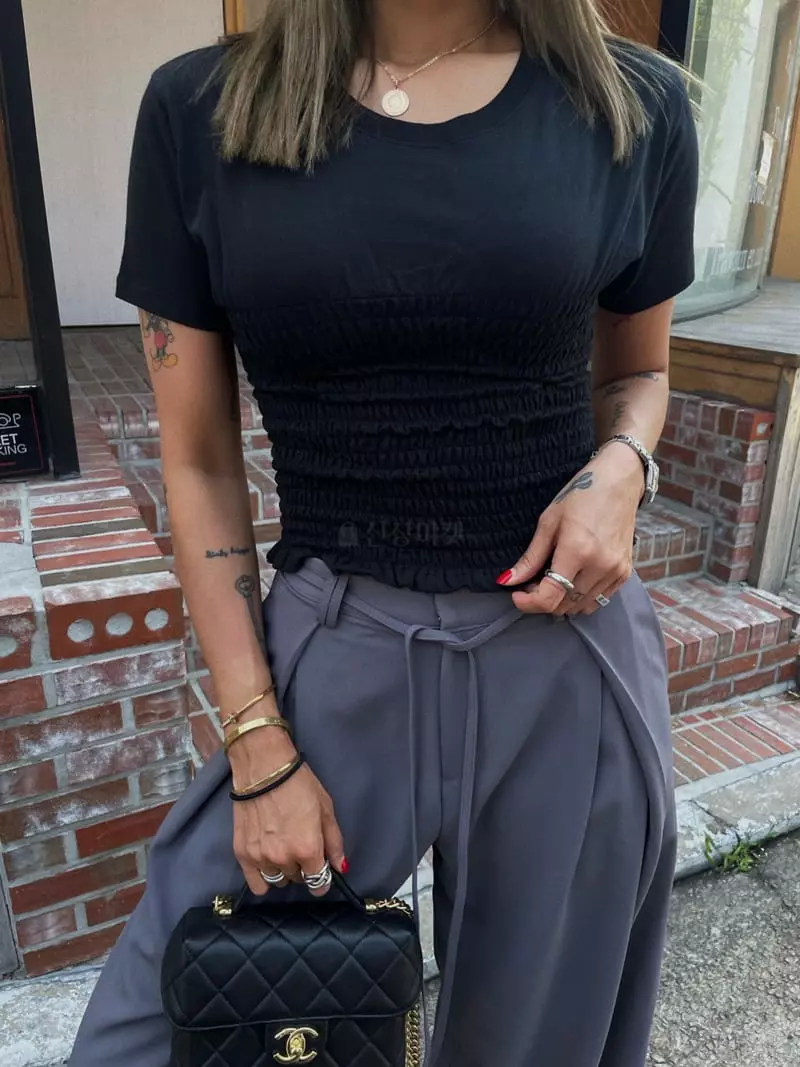 Abbeylee - Korean Women Fashion - #thatsdarling - Smog Tee - 11