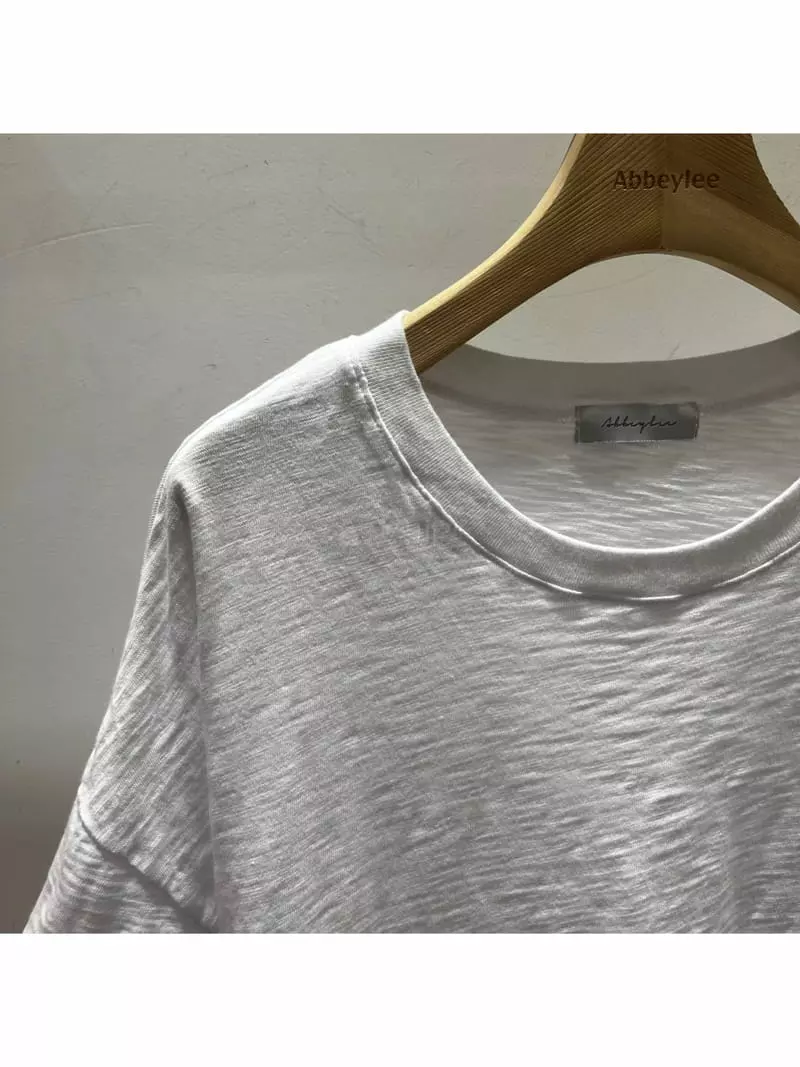 Abbeylee - Korean Women Fashion - #womensfashion - Unbal Sleeve Tee - 2