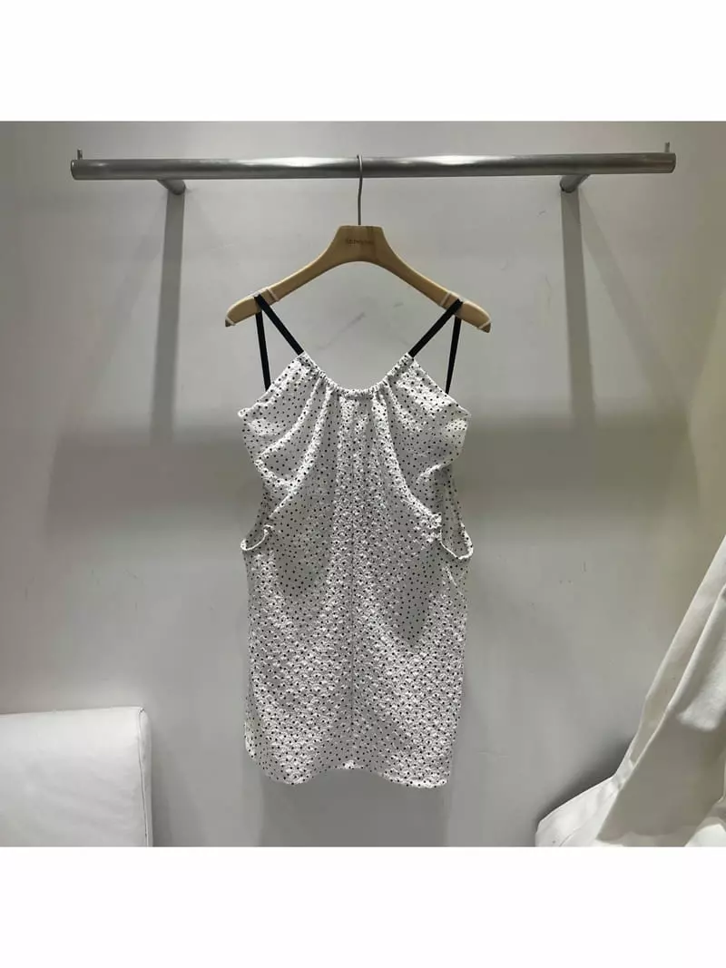 Abbeylee - Korean Women Fashion - #womensfashion - Dot Sleeveless