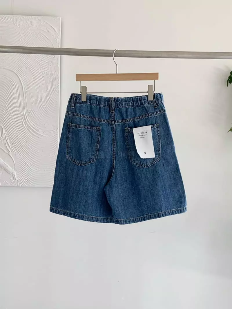 Afterglow - Korean Women Fashion - #momslook - 507 Denim Shorts