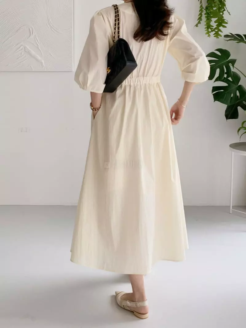 Afterglow - Korean Women Fashion - #pursuepretty - Pillow One-piece - 5