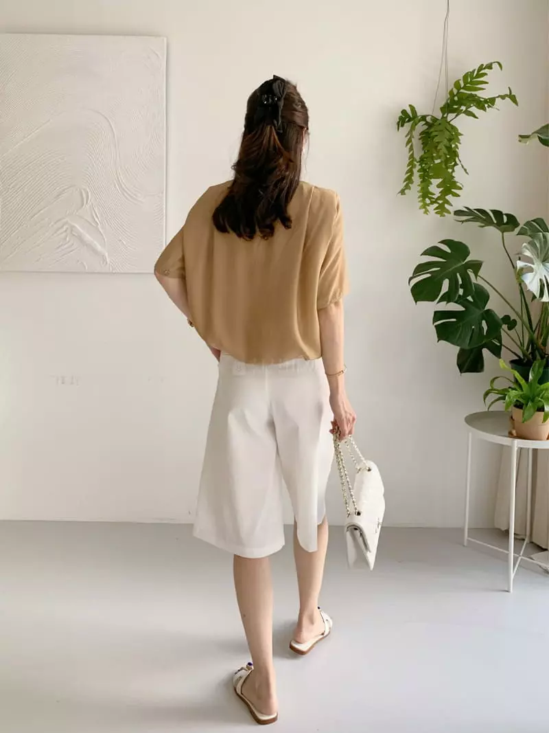 Afterglow - Korean Women Fashion - #shopsmall - Marine Shorts - 7