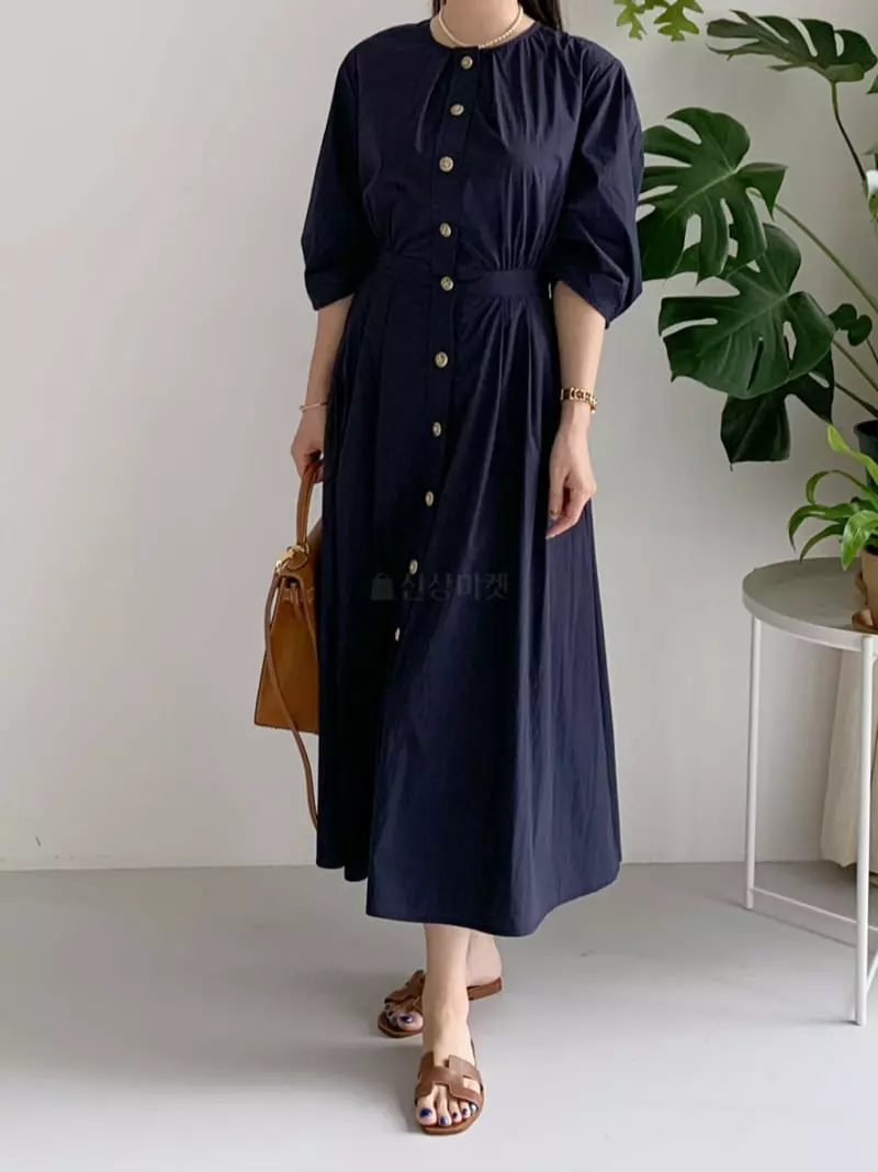 Afterglow - Korean Women Fashion - #thelittlethings - Pillow One-piece - 10