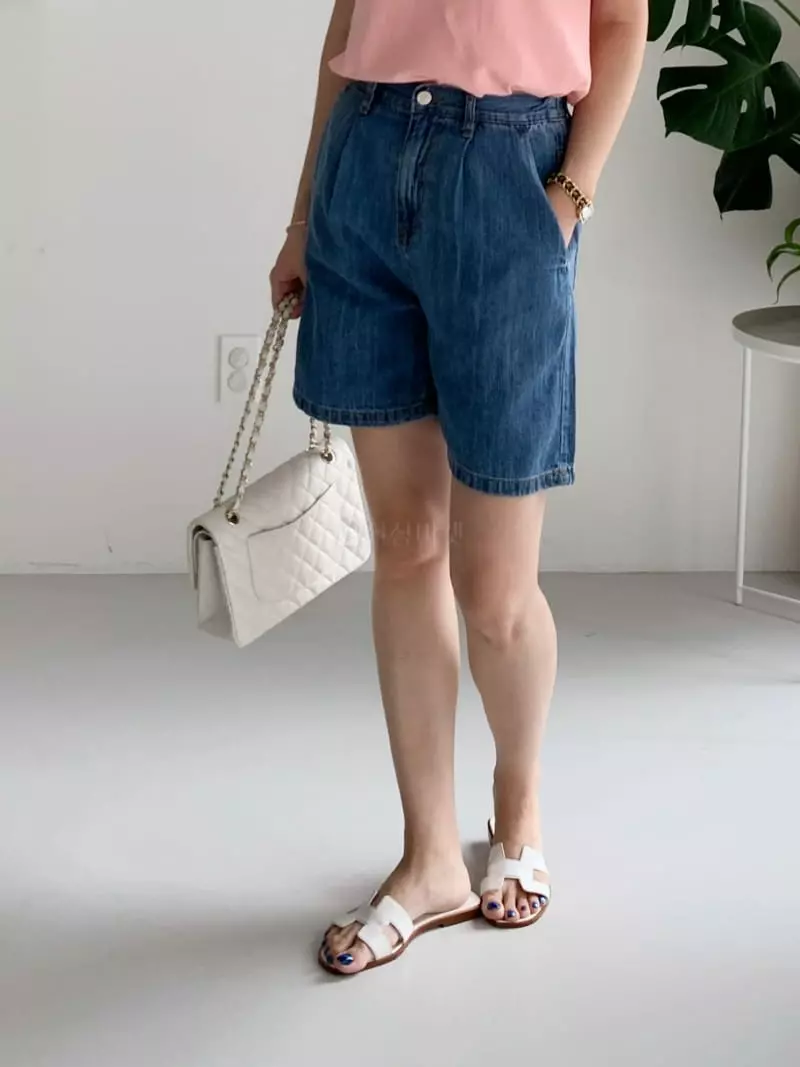 Afterglow - Korean Women Fashion - #womensfashion - 507 Denim Shorts - 3