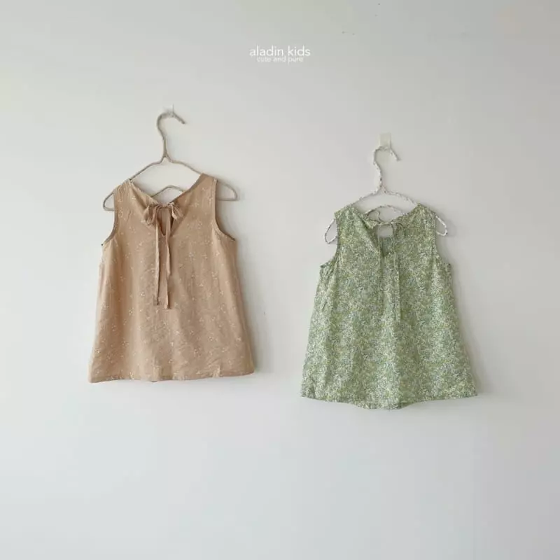 Aladin - Korean Children Fashion - #designkidswear - Solsol Sleeveless One-piece - 9