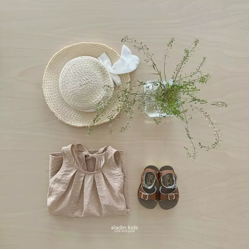 Aladin - Korean Children Fashion - #stylishchildhood - Solsol Sleeveless One-piece - 6