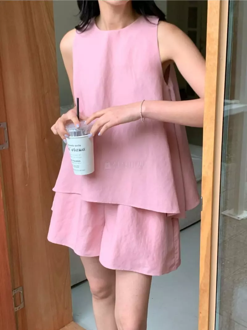 Almond Pepe - Korean Women Fashion - #momslook - Enco Blouse - 2