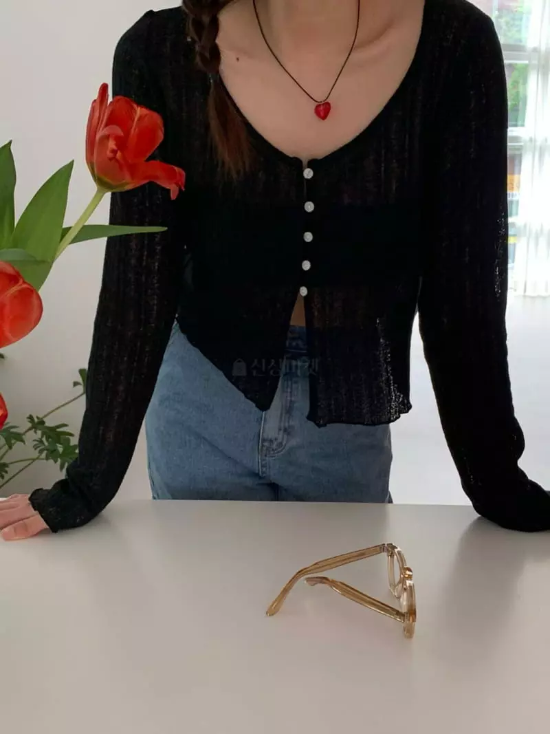 Amiment - Korean Women Fashion - #momslook - Mello Cardigan - 7