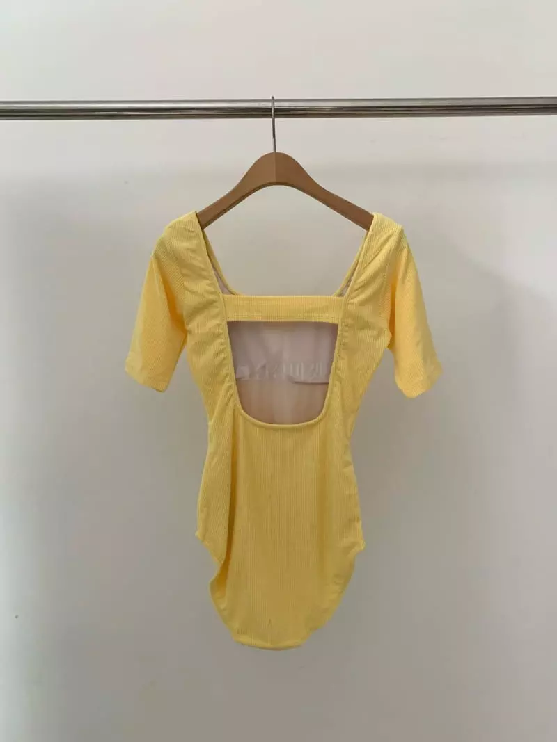 Amiment - Korean Women Fashion - #momslook - Beach Mono Bikini - 5