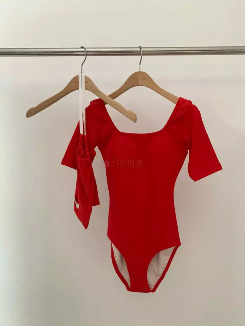 Amiment - Korean Women Fashion - #momslook - Beach Mono Bikini - 9