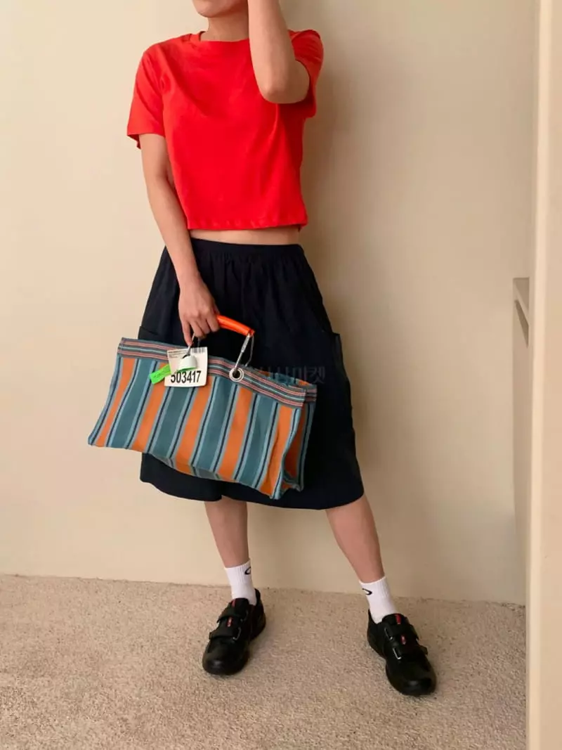 Amiment - Korean Women Fashion - #momslook - Simbol Tee - 7