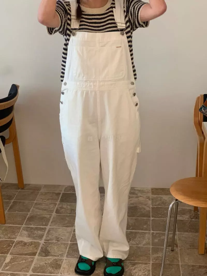 Amiment - Korean Women Fashion - #momslook - Kapendar Overalls - 3