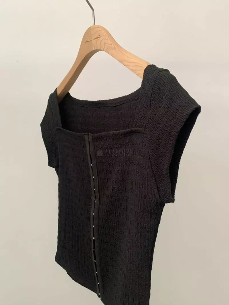 Amiment - Korean Women Fashion - #momslook - Fruit Cardigan - 5