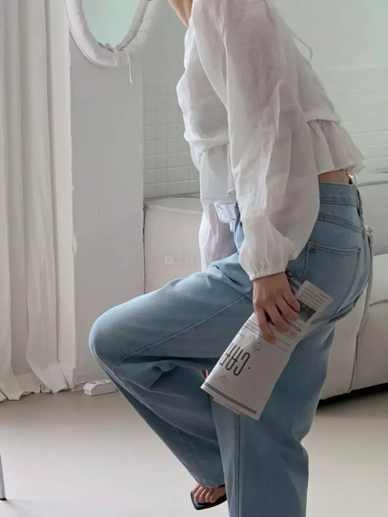 Amiment - Korean Women Fashion - #momslook - Rose Blouse - 8