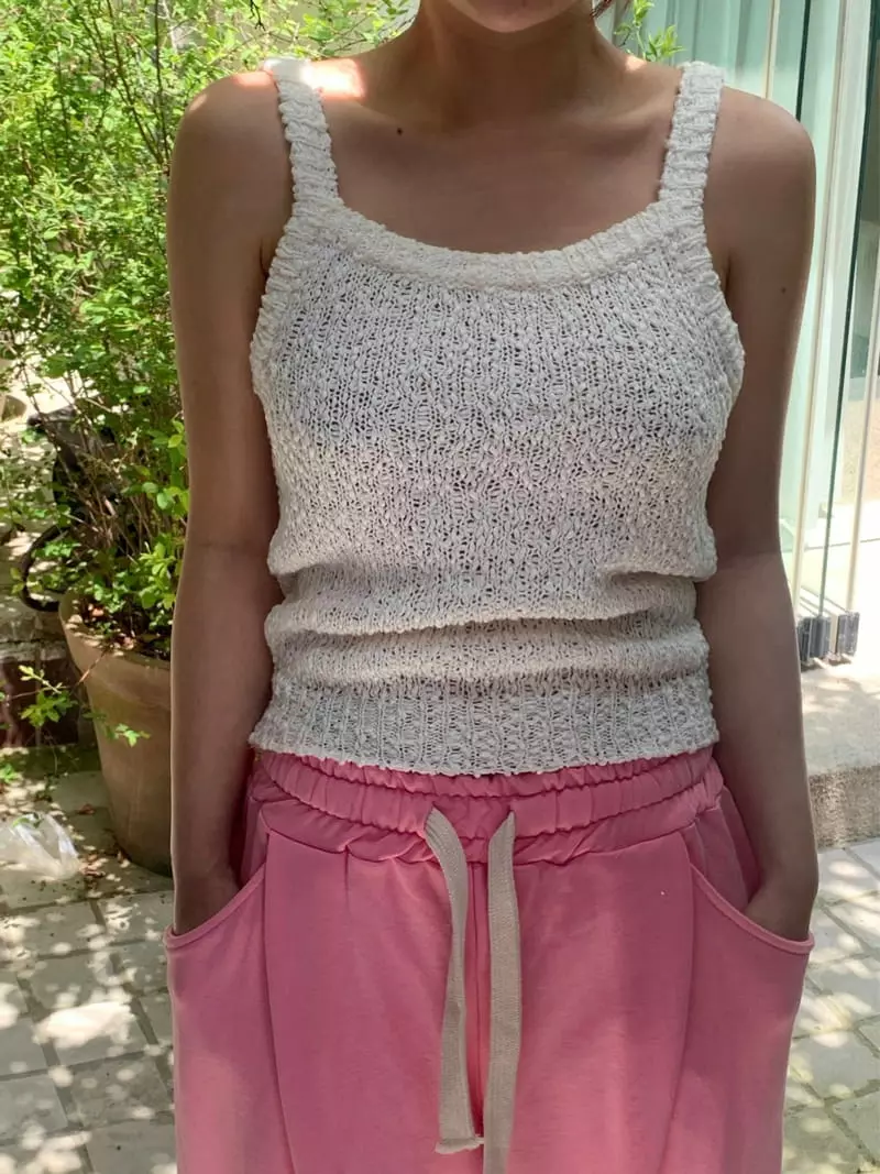 Amiment - Korean Women Fashion - #restrostyle - Popcorn Sleeveless - 5