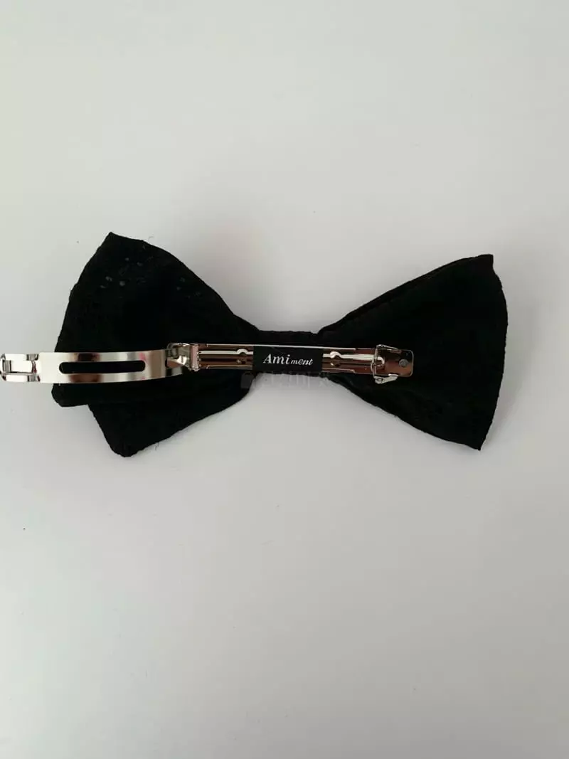 Amiment - Korean Women Fashion - #pursuepretty - Funching Bow Hiarpin - 4