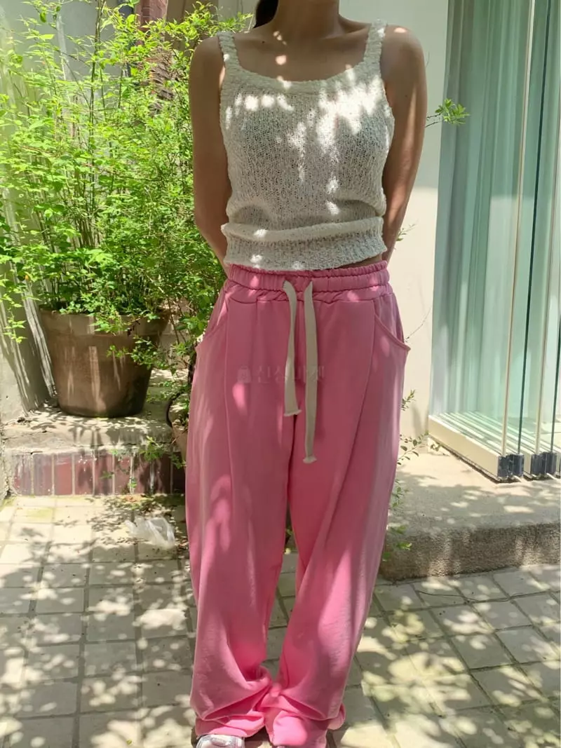 Amiment - Korean Women Fashion - #romanticstyle - Popcorn Sleeveless - 6