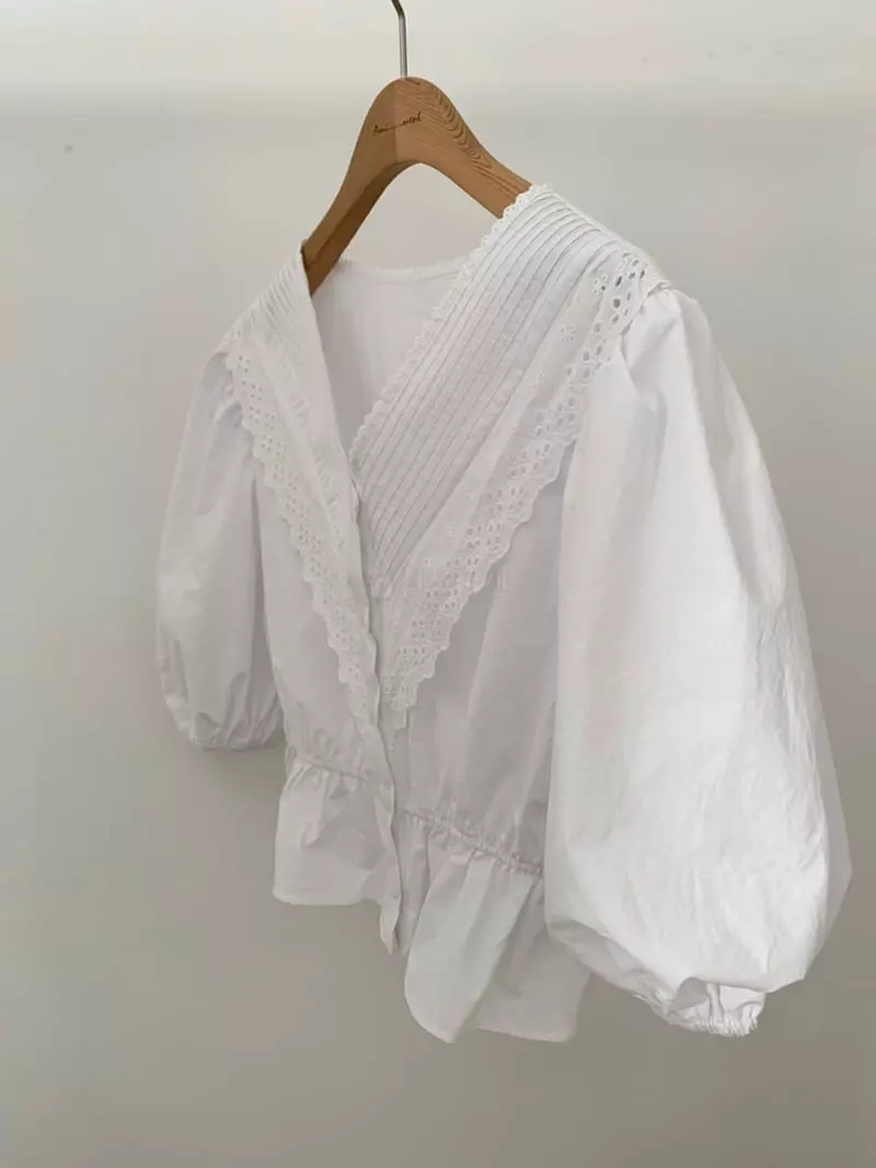 Amiment - Korean Women Fashion - #romanticstyle - French Blouse