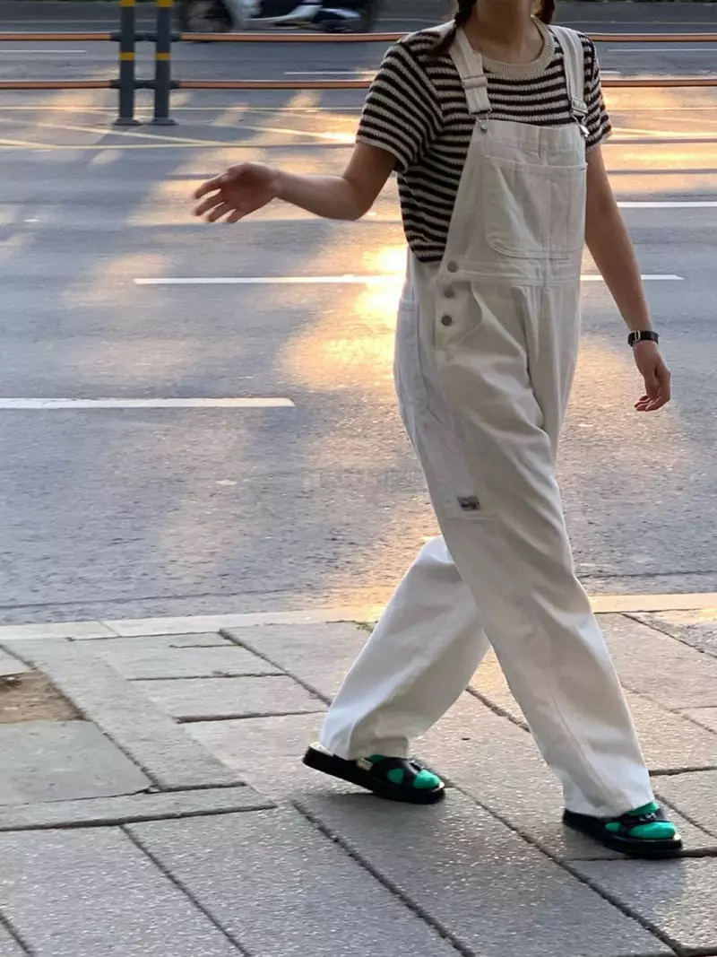 Amiment - Korean Women Fashion - #shopsmall - Kapendar Overalls - 11