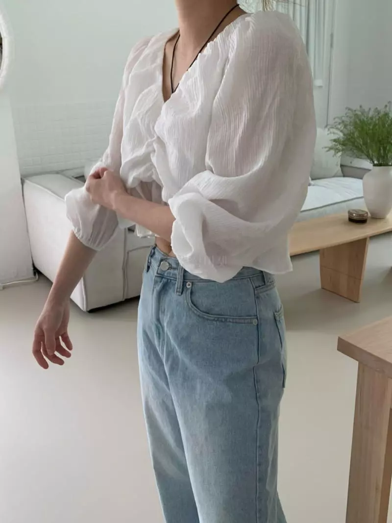 Amiment - Korean Women Fashion - #thatsdarling - Rose Blouse - 6