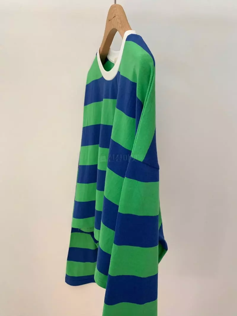 Amiment - Korean Women Fashion - #vintageinspired - Champ Stripes Tee - 8