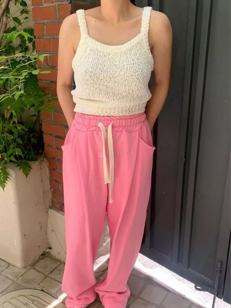 Amiment - Korean Women Fashion - #vintageinspired - Popcorn Sleeveless - 2