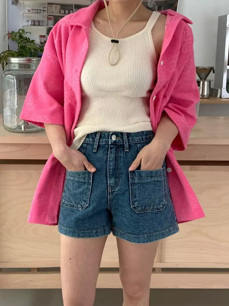Amiment - Korean Women Fashion - #vintageinspired - Daisy Terry Shirt