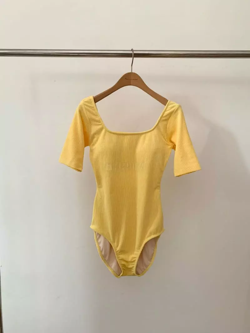 Amiment - Korean Women Fashion - #momslook - Beach Mono Bikini - 4