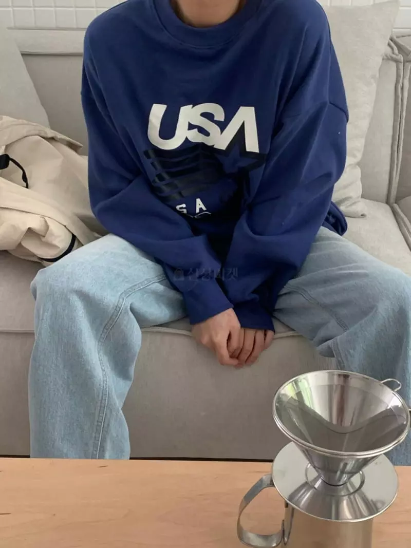 Amiment - Korean Women Fashion - #womensfashion - Oympic Sweatshirt - 10