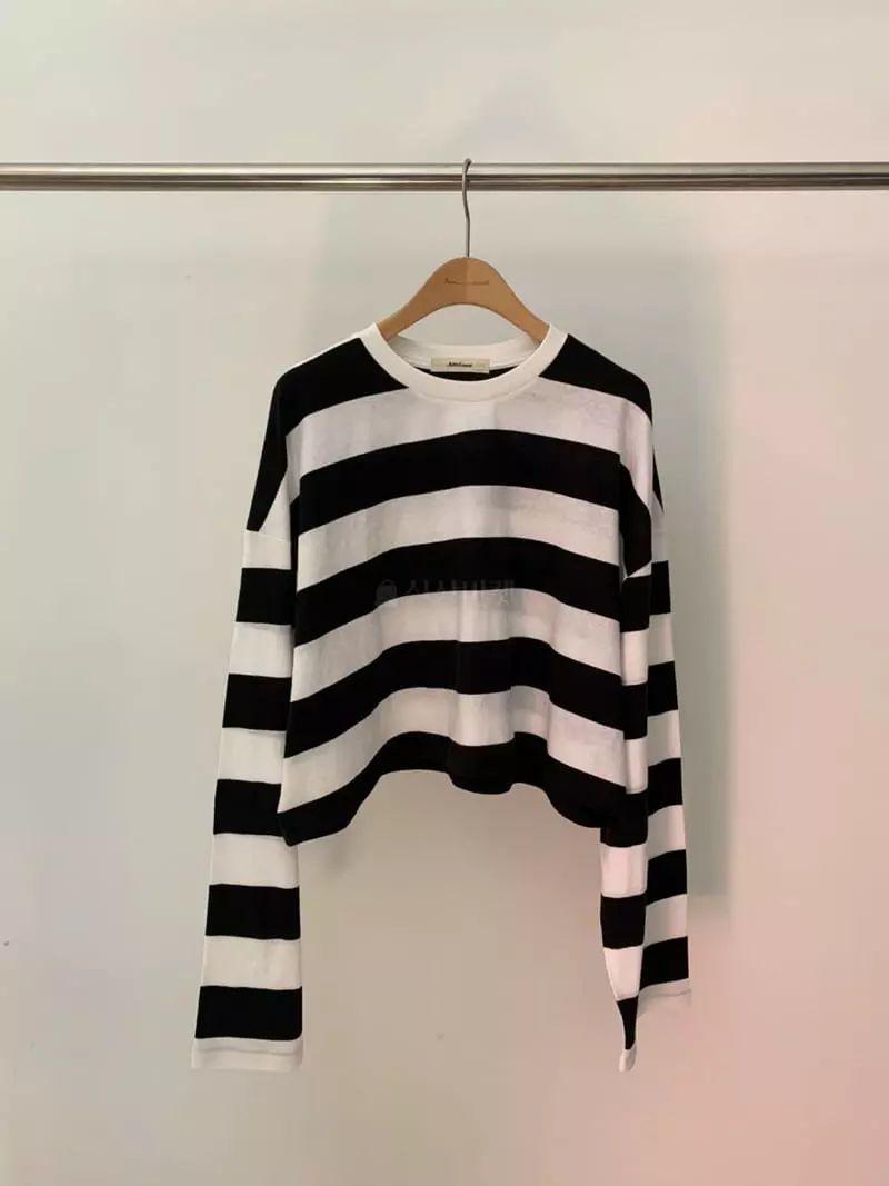 Amiment - Korean Women Fashion - #womensfashion - Champ Stripes Tee
