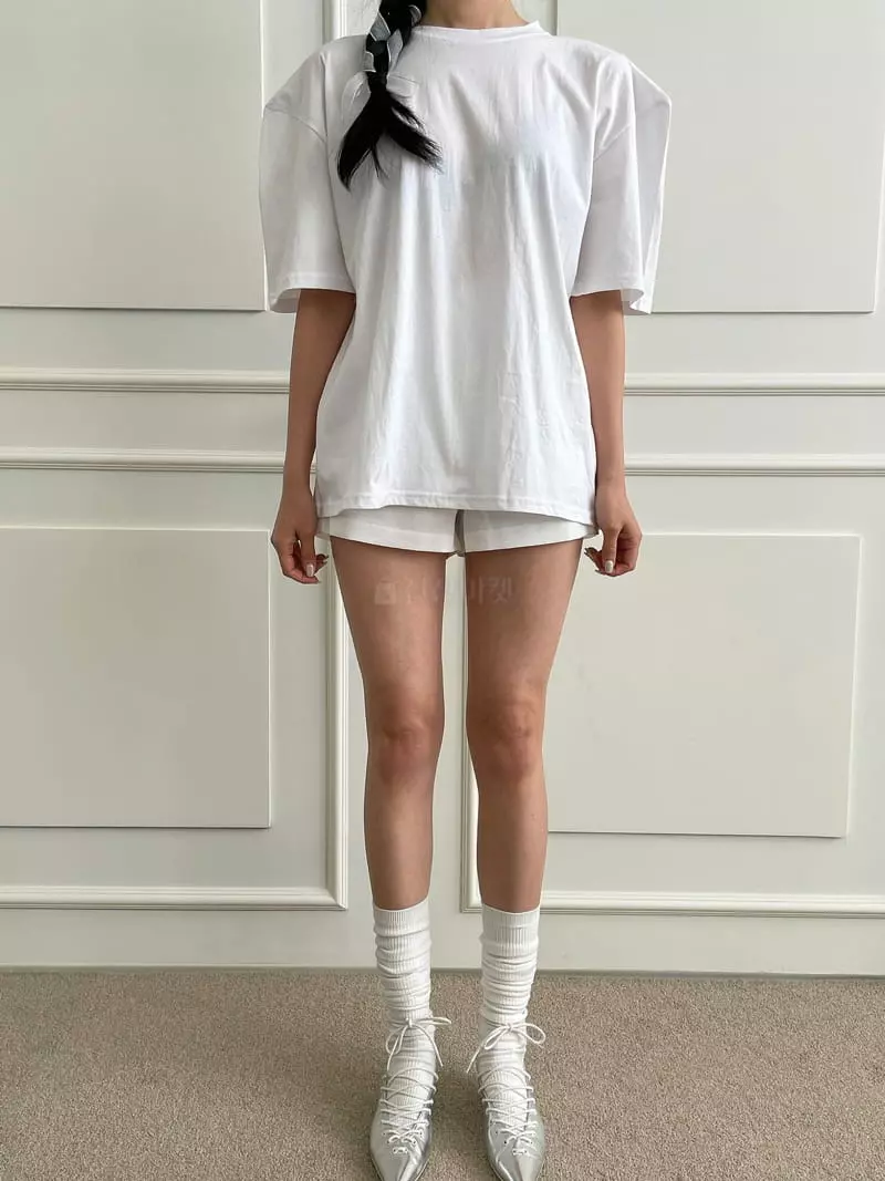 Amood - Korean Women Fashion - #momslook - Puff Round Tee - 4