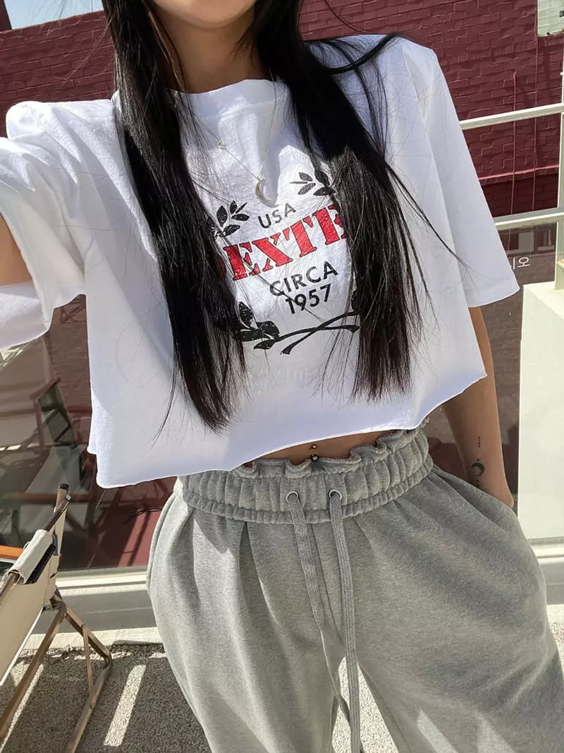 Amood - Korean Women Fashion - #vintageinspired - USA Tee - 5