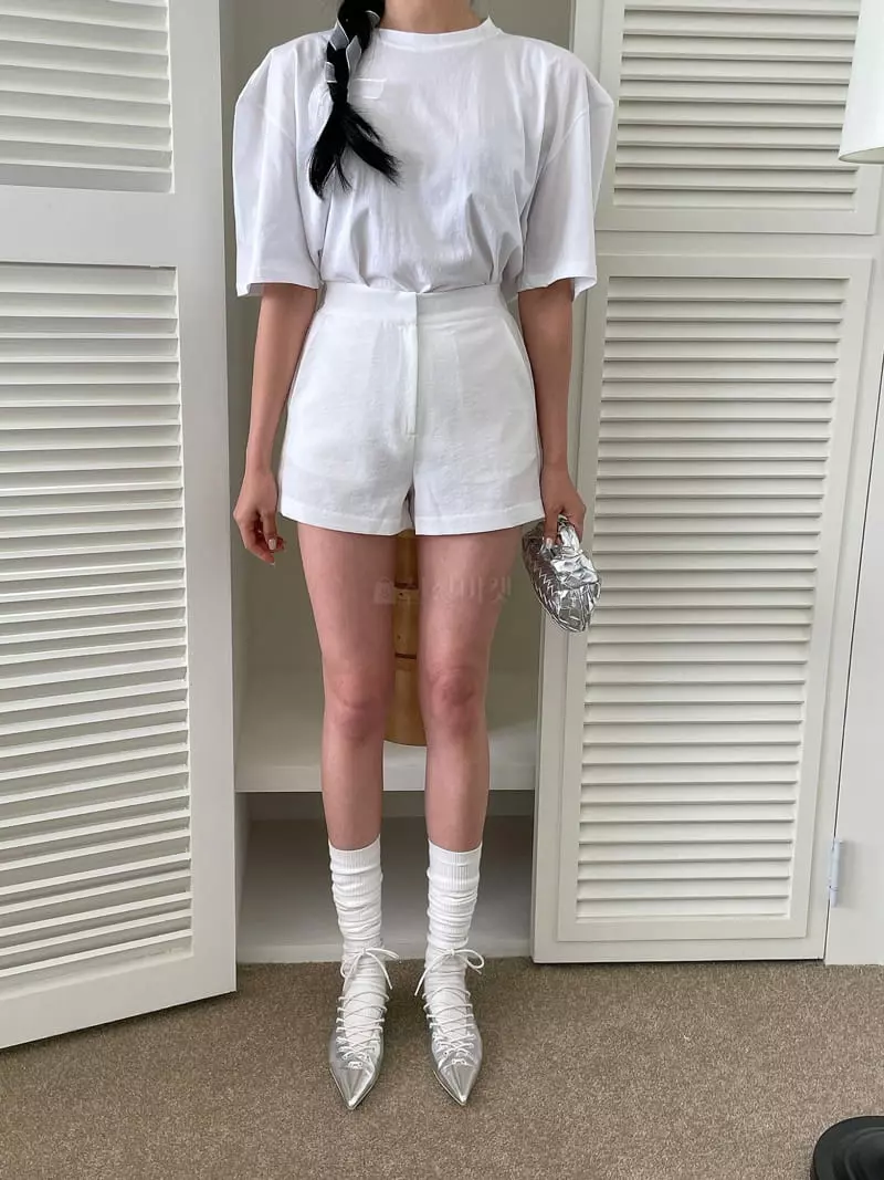 Amood - Korean Women Fashion - #womensfashion - Puff Round Tee - 2