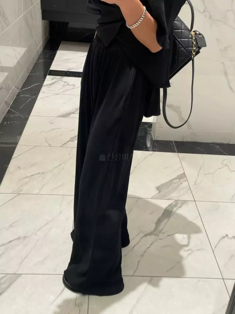 Amood - Korean Women Fashion - #womensfashion - Sand Long Top Bottom Set - 12