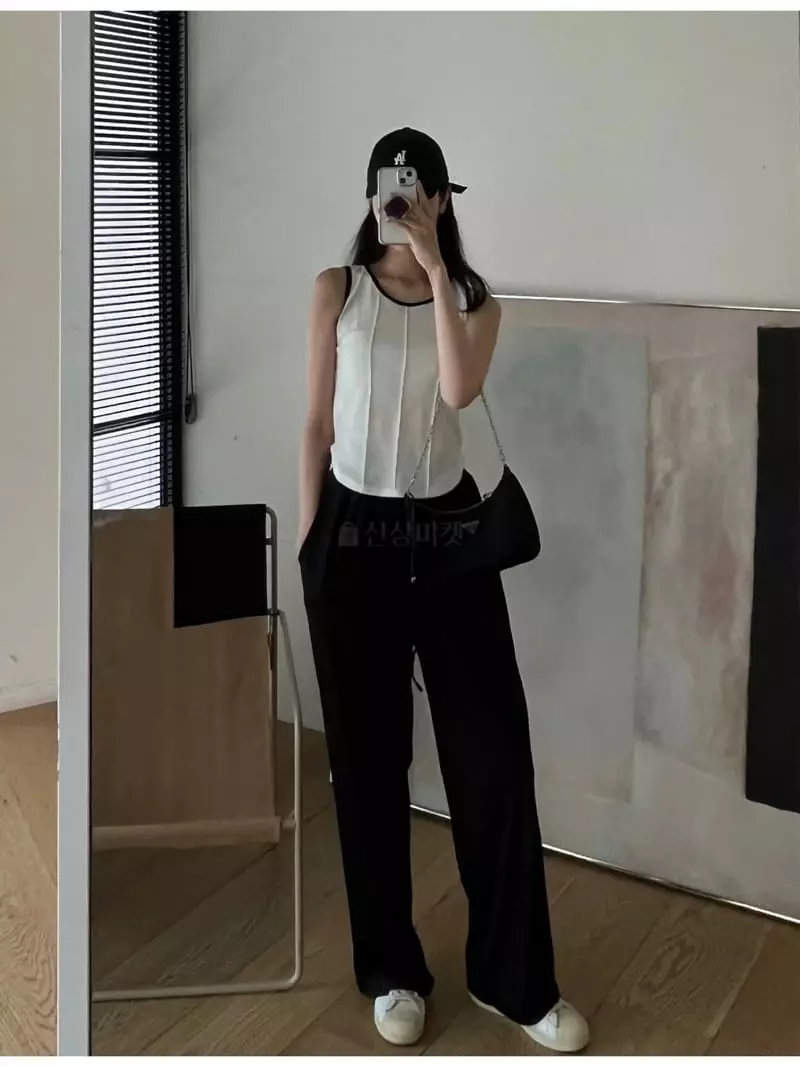 Amuse Seoul - Korean Women Fashion - #womensfashion - Air Rib Pants - 4