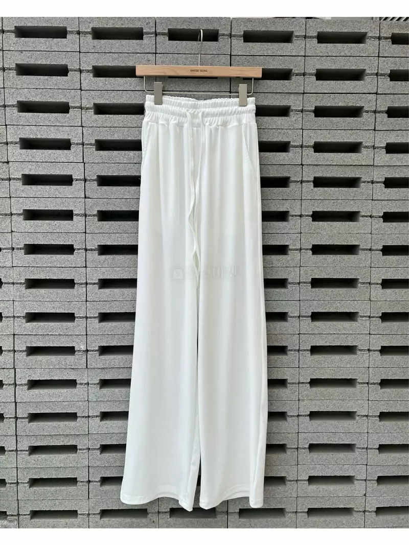 Amuse Seoul - Korean Women Fashion - #momslook - Air Rib Pants - 6