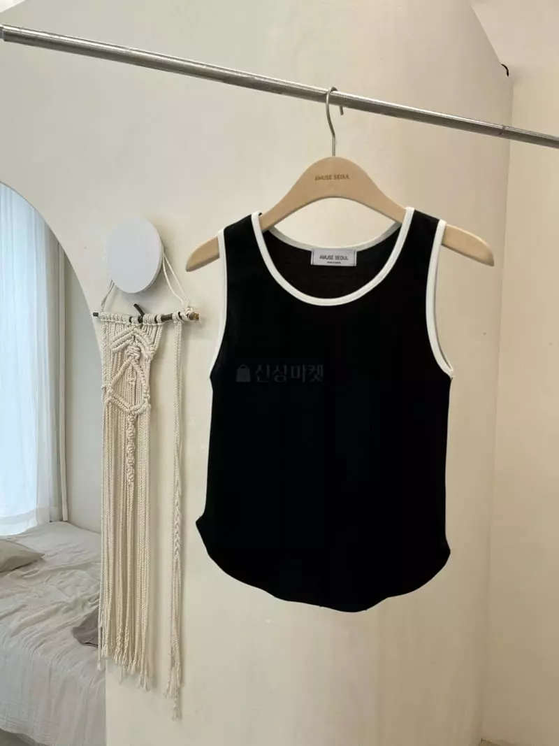 Amuse Seoul - Korean Women Fashion - #momslook - Slit SLeeveless - 12