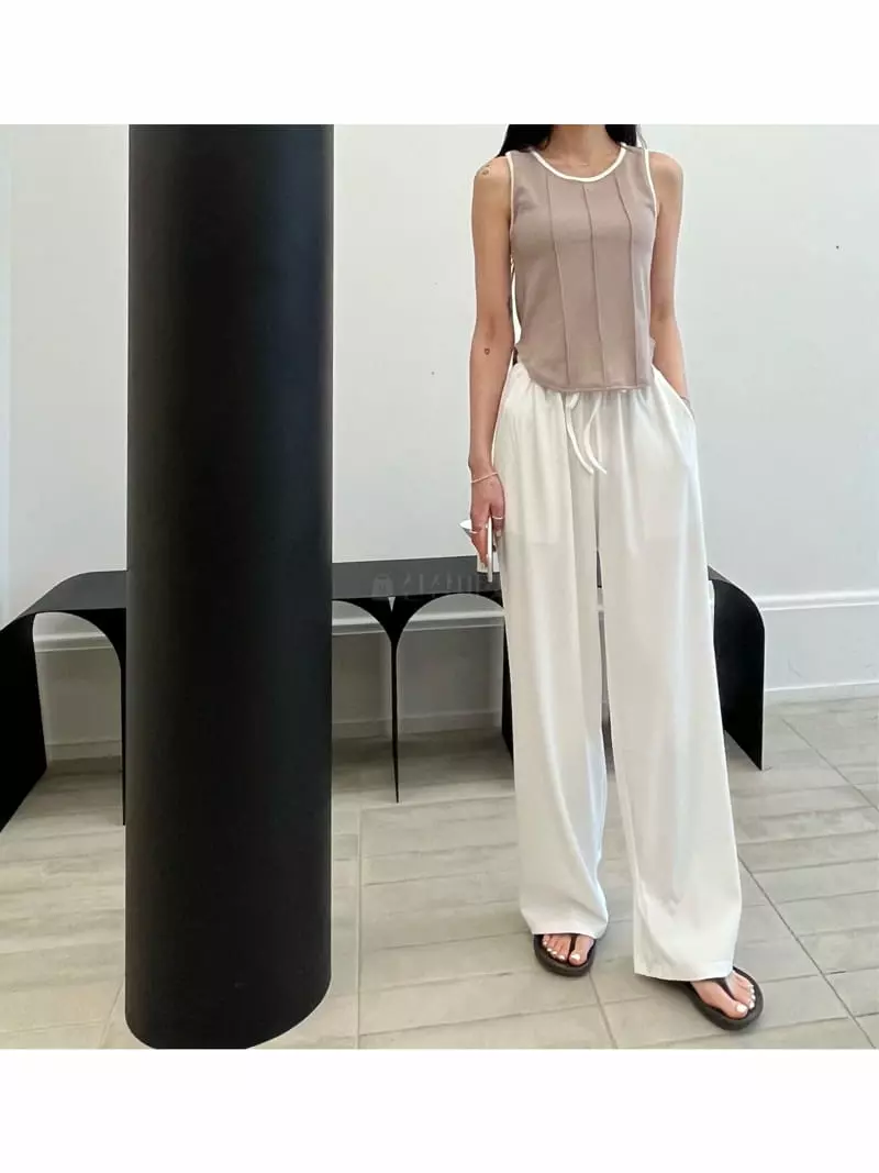 Amuse Seoul - Korean Women Fashion - #womensfashion - Air Rib Pants - 3