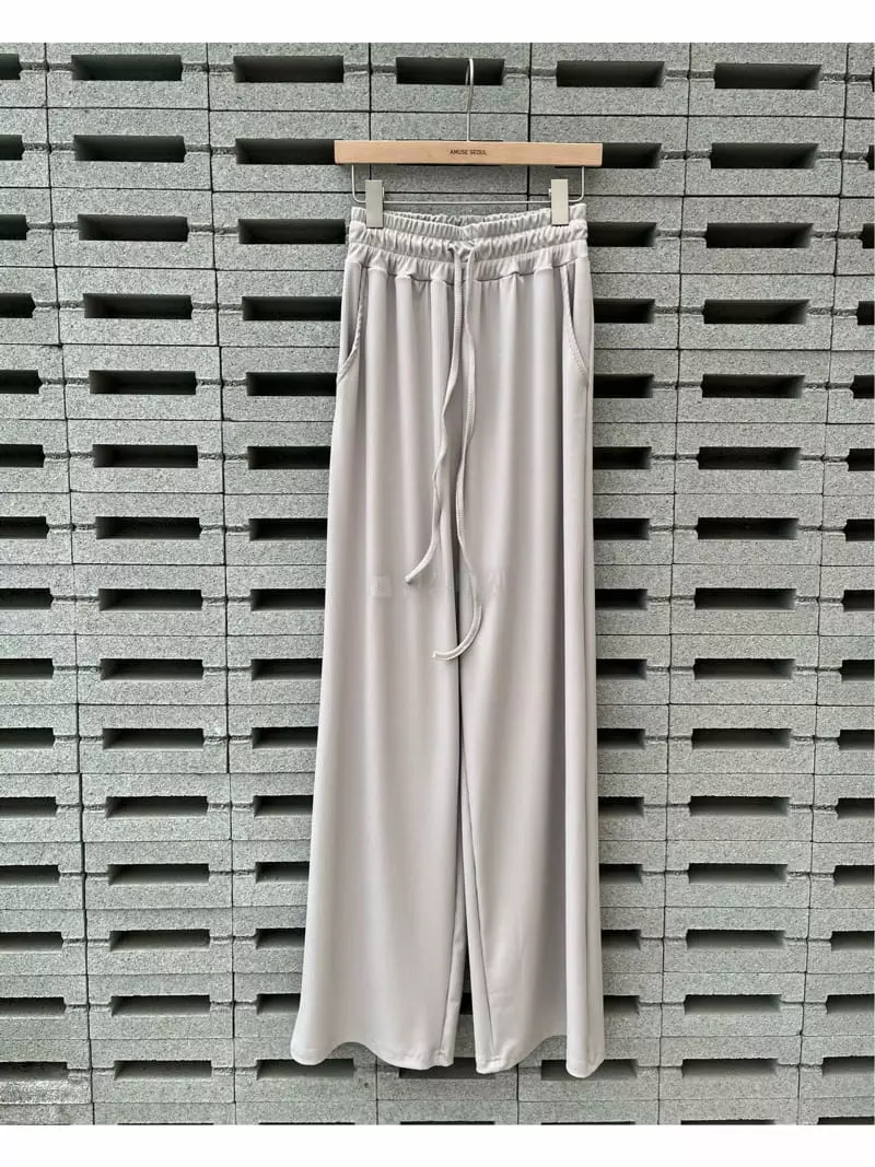 Amuse Seoul - Korean Women Fashion - #womensfashion - Air Rib Pants - 7