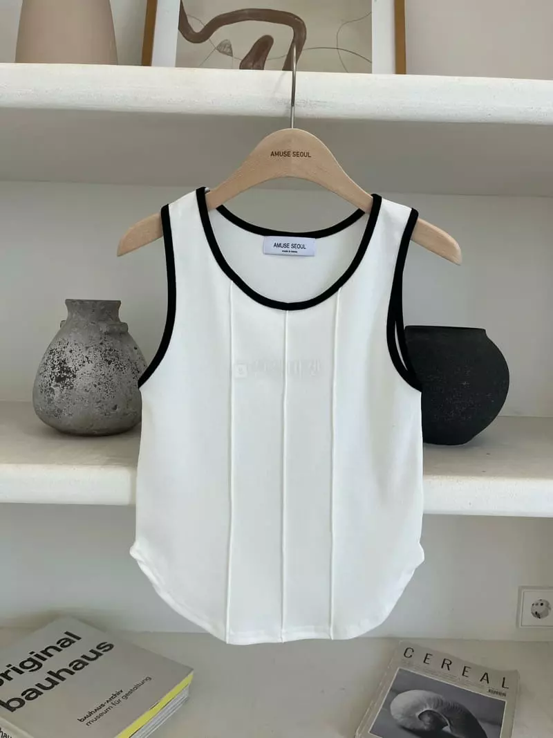 Amuse Seoul - Korean Women Fashion - #womensfashion - Slit SLeeveless - 11