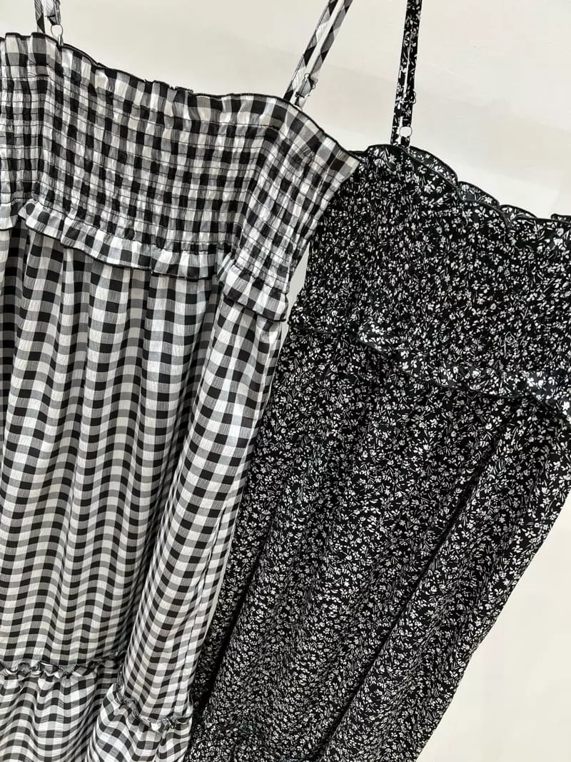 An Ove - Korean Women Fashion - #momslook - Smocked One-piece