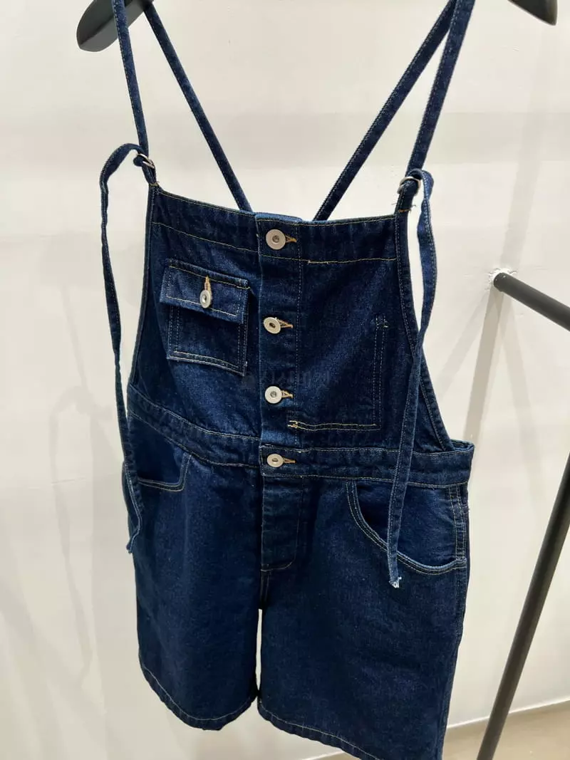 An Ove - Korean Women Fashion - #shopsmall - Half Jumpsuit - 3