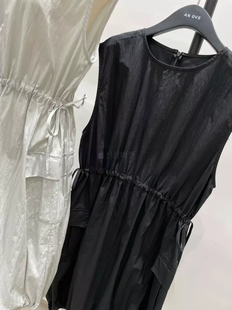 An Ove - Korean Women Fashion - #womensfashion - Shirring One-piece - 8