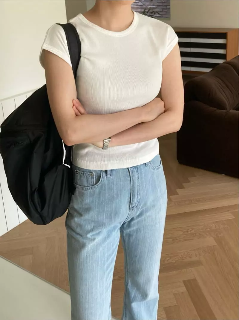And The - Korean Women Fashion - #momslook - Evev Cap Sleeveless Tee - 9
